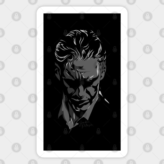 Jordan Peterson Digital Art Portrait Sticker by Pong Lizardo